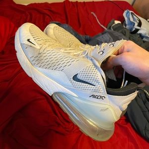 Nike White Air Max 270s Men 10